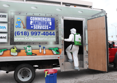 commercial janitorial services truck
