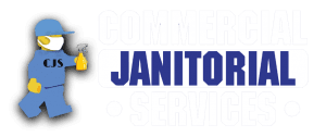 commercial janitorial logo with spray bottle